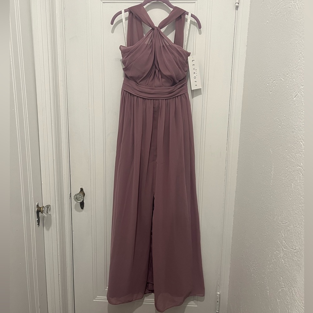 Bill Levkoff Mauve Maxi Dress Reposting did not fit